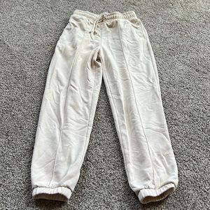 Forever 21 Cream Sweatpants Size S
